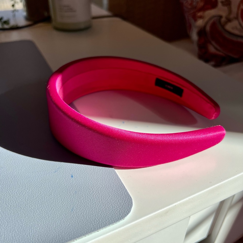 J.Crew Fuschia pink padded headband